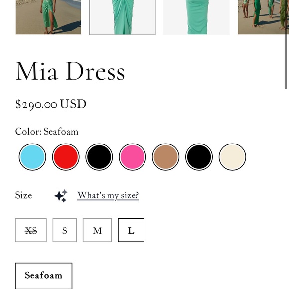 NWT Baobab Mia Dress Large - Picture 2 of 6